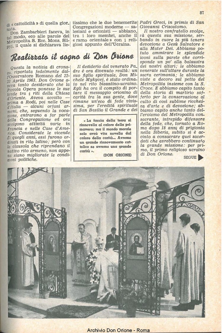La piccola Opera della Divina Provvidenza, 58, 10, 15-05-1963, pagina 7