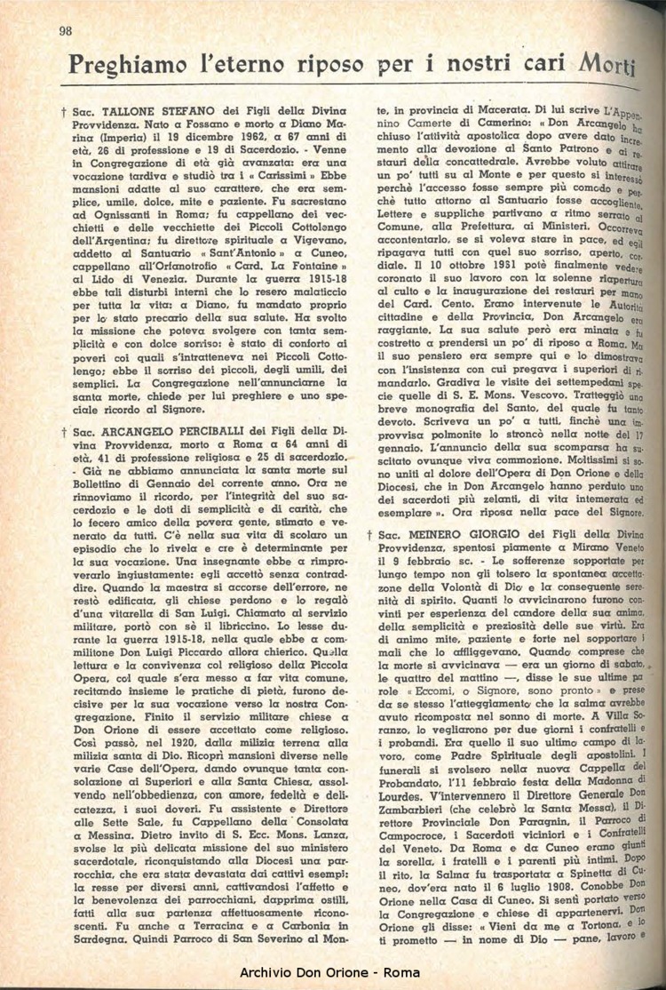 La piccola Opera della Divina Provvidenza, 58, 10, 15-05-1963, pagina 18