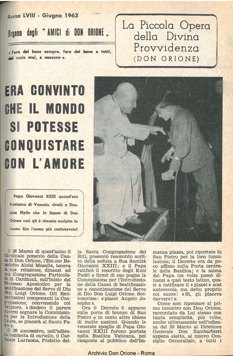 La piccola Opera della Divina Provvidenza, 58, 11, 01-06-1963, pagina 3