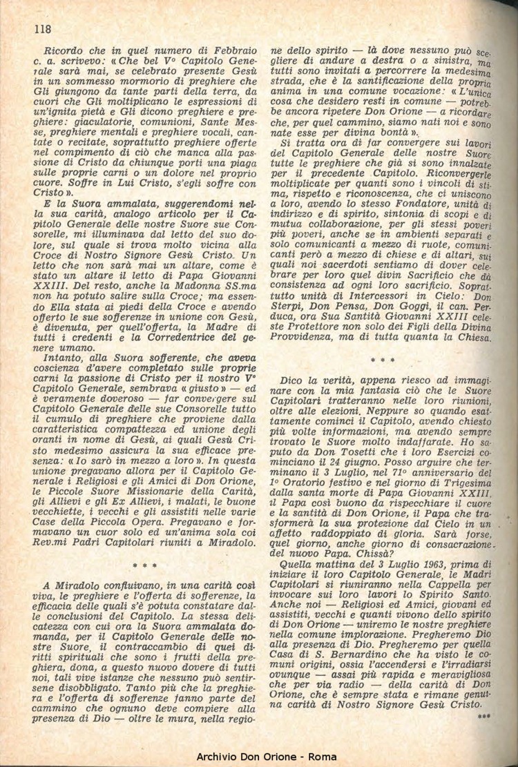 La piccola Opera della Divina Provvidenza, 58, 11, 01-06-1963, pagina 18