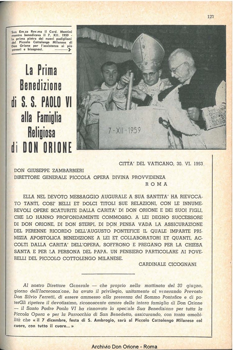 La piccola Opera della Divina Provvidenza, 58, 13, 01-07-1963, pagina 7