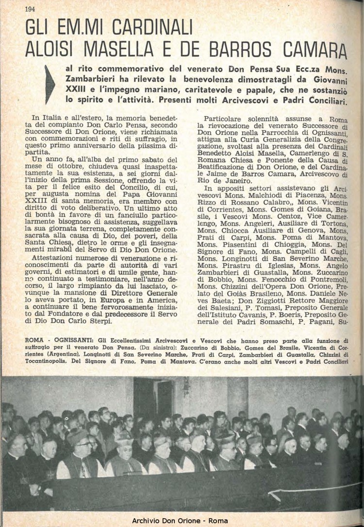 La piccola Opera della Divina Provvidenza, 58, 20, 15-10-1963, pagina 14