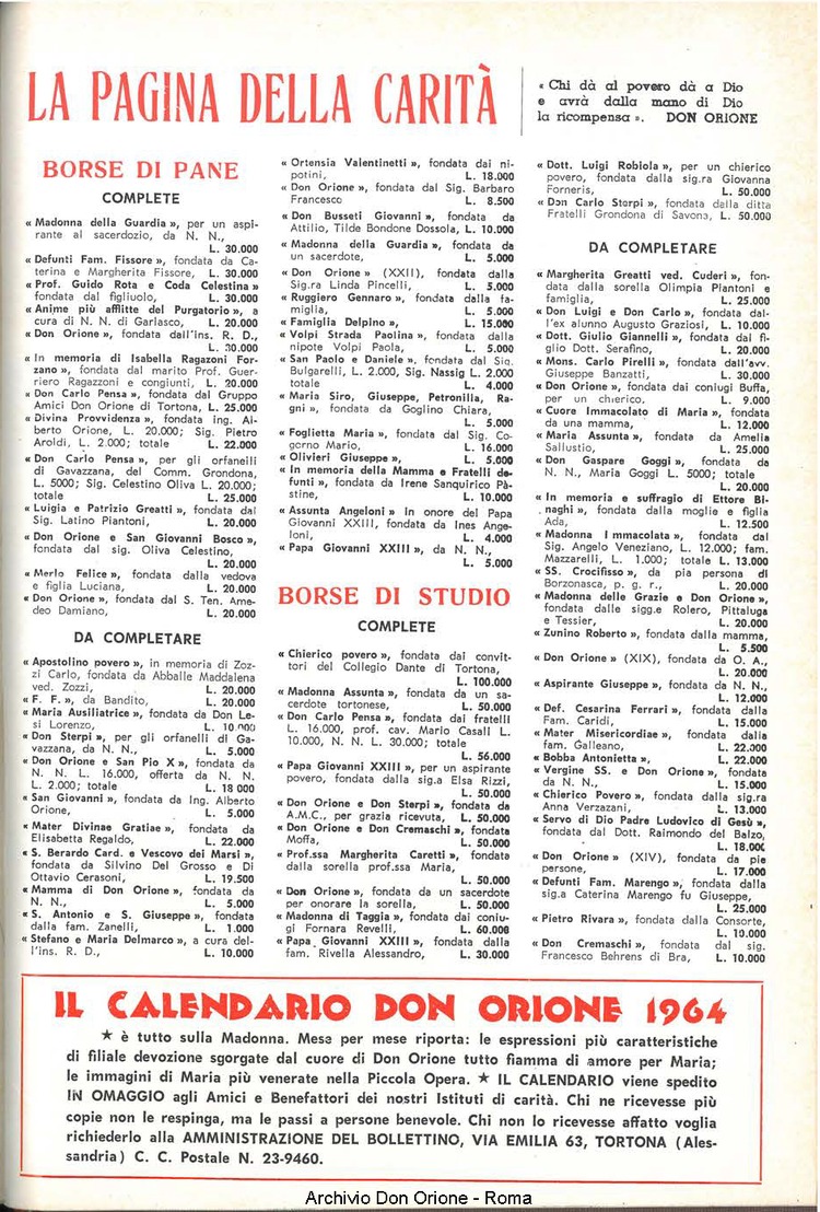 La piccola Opera della Divina Provvidenza, 58, 20, 15-10-1963, pagina 19