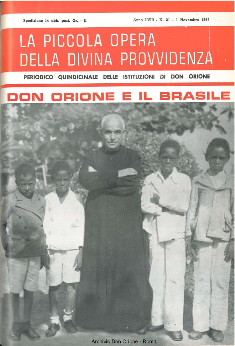La piccola Opera della Divina Provvidenza, 58, 21, 01-11-1963, pagina 1