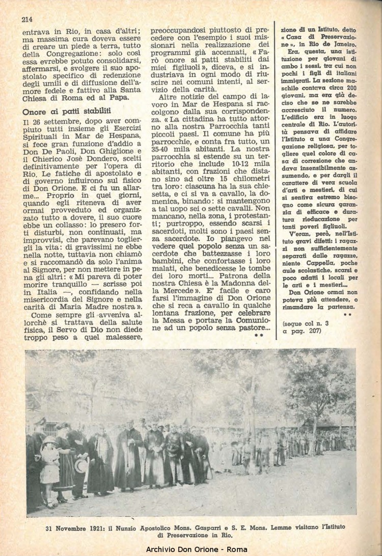 La piccola Opera della Divina Provvidenza, 58, 21, 01-11-1963, pagina 14