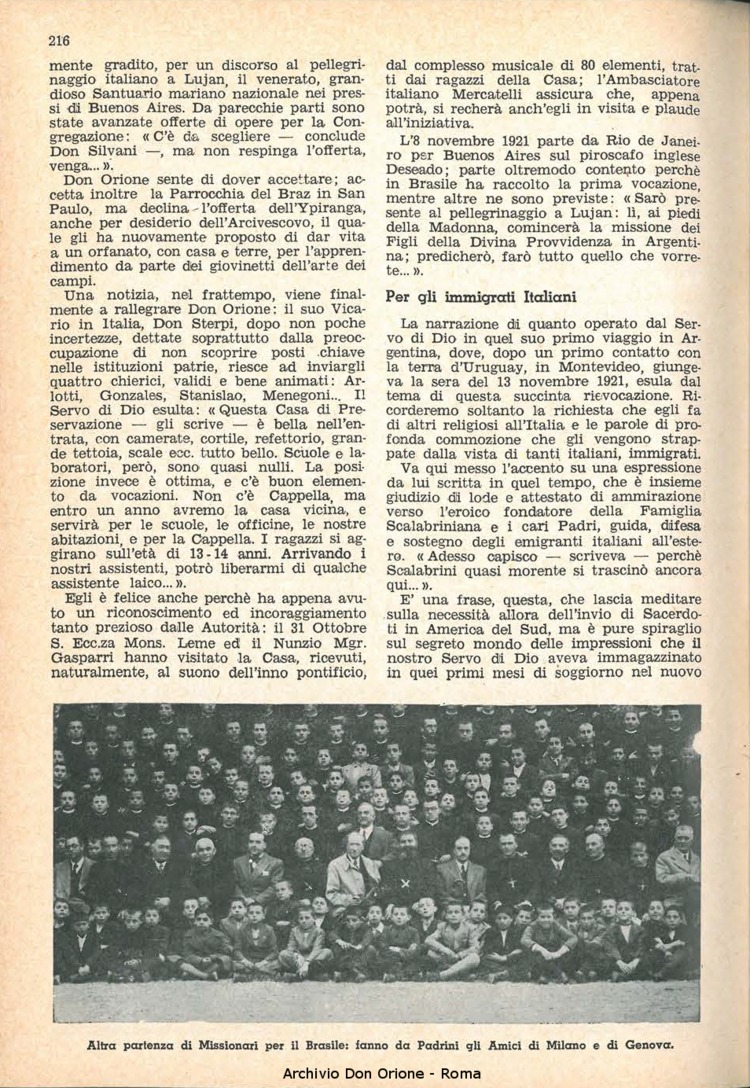 La piccola Opera della Divina Provvidenza, 58, 21, 01-11-1963, pagina 16