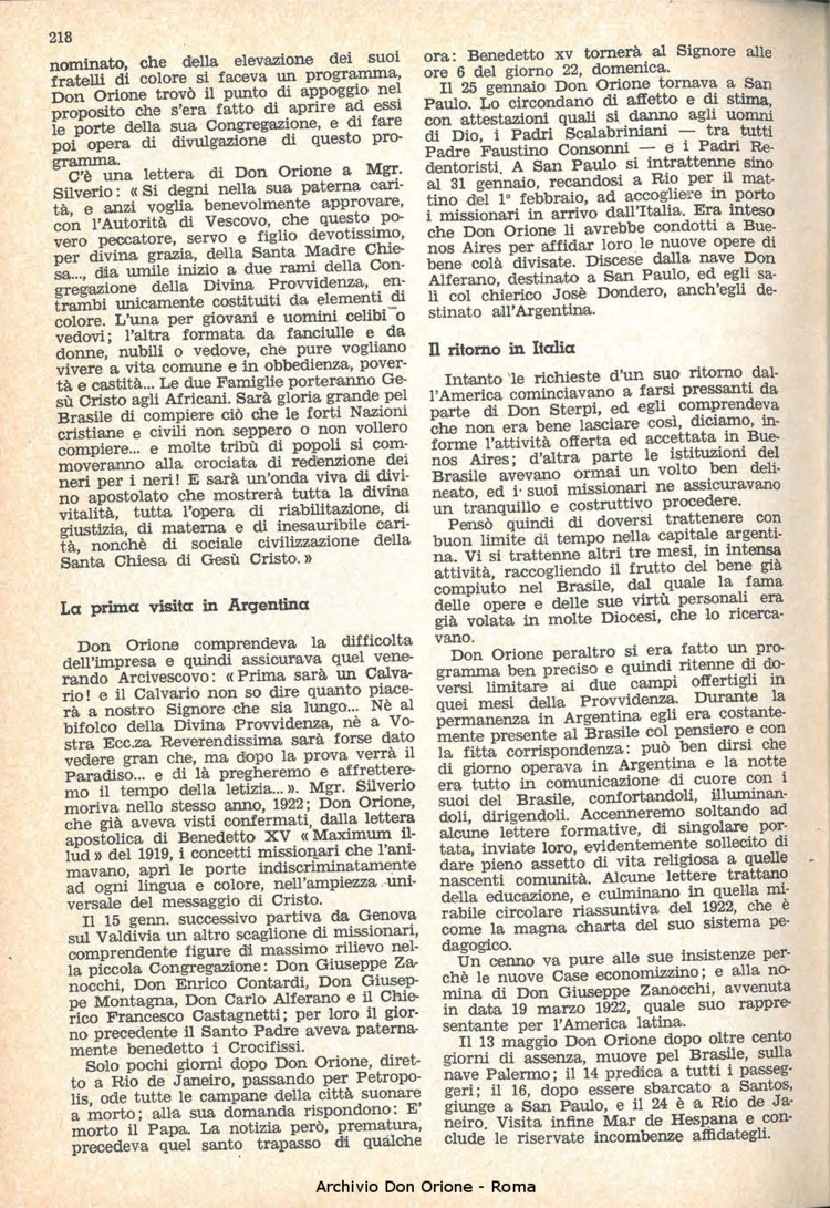 La piccola Opera della Divina Provvidenza, 58, 21, 01-11-1963, pagina 18