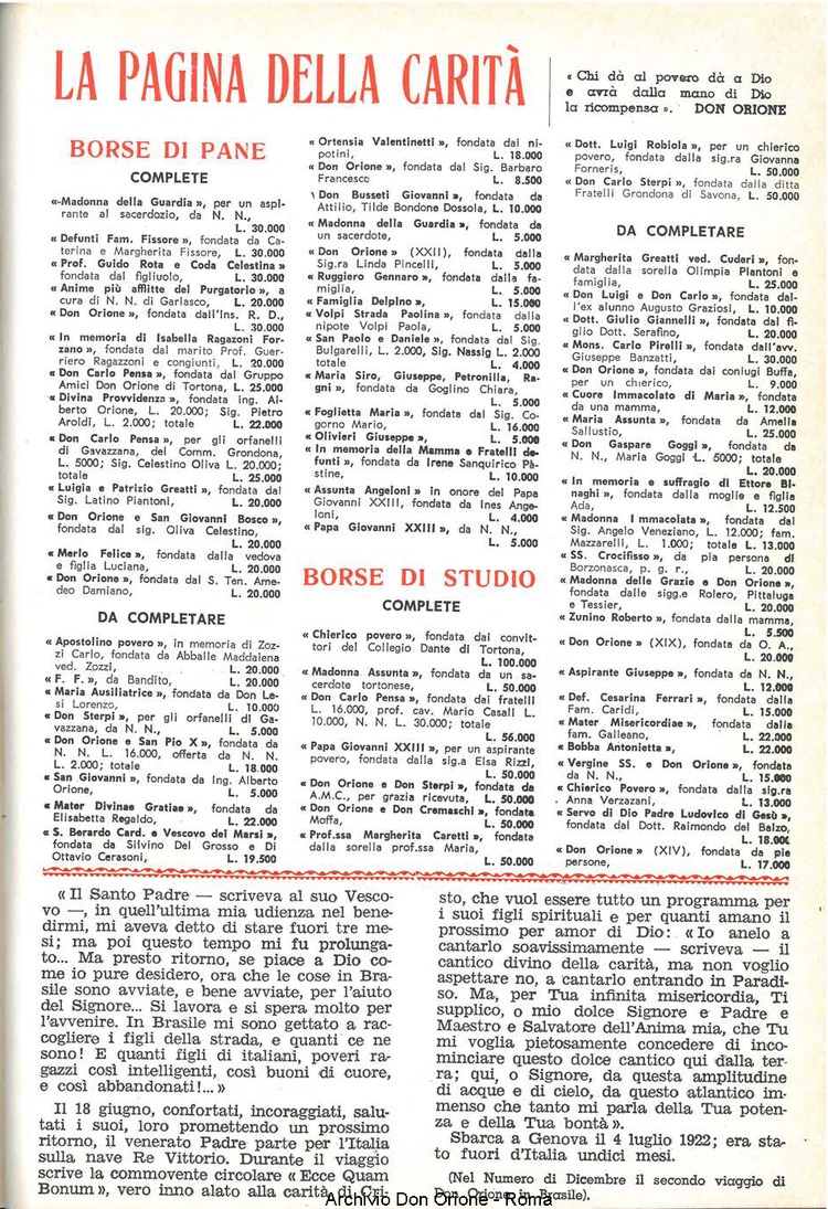 La piccola Opera della Divina Provvidenza, 58, 21, 01-11-1963, pagina 19