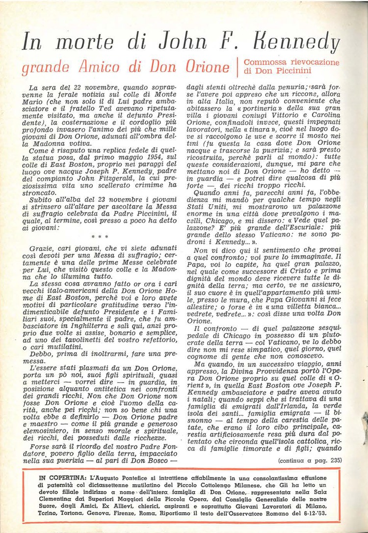 La piccola Opera della Divina Provvidenza, 58, 23, 01-12-1963, pagina 2