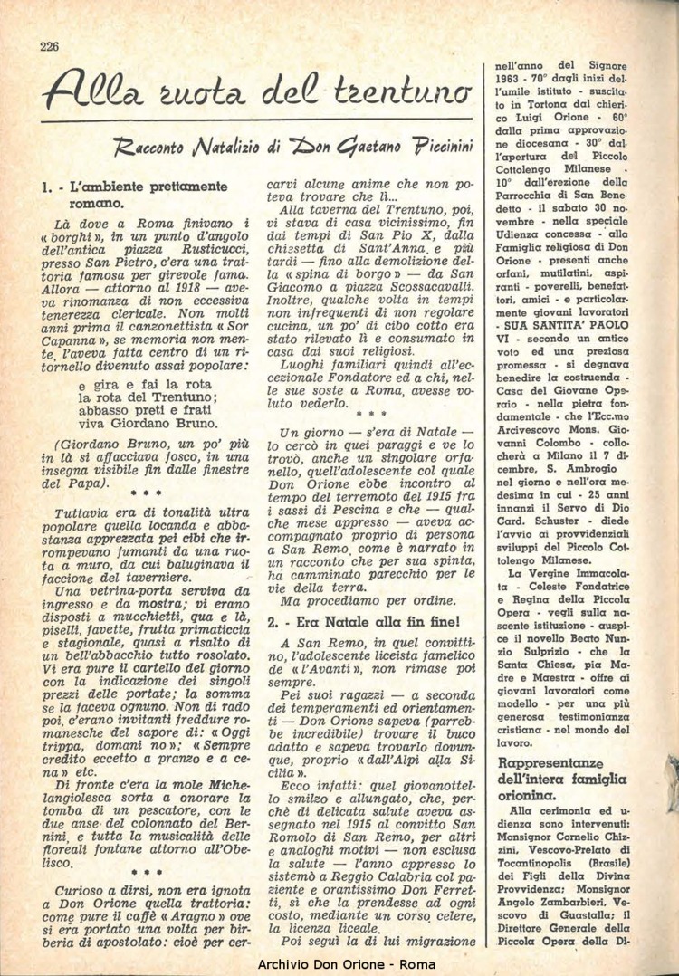 La piccola Opera della Divina Provvidenza, 58, 23, 01-12-1963, pagina 6