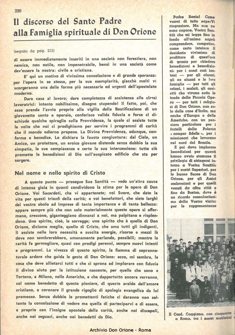 La piccola Opera della Divina Provvidenza, 58, 23, 01-12-1963, pagina 10