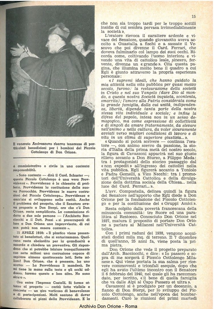 La piccola Opera della Divina Provvidenza, 59, 02, 15-01-1964, pagina 15