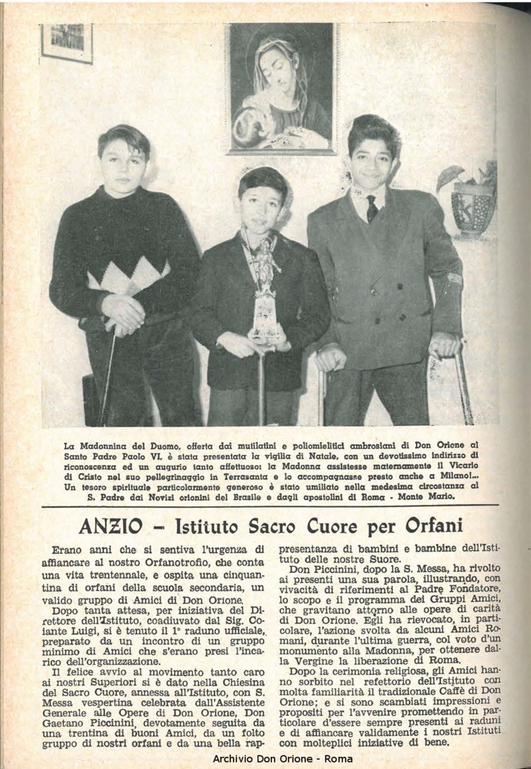 La piccola Opera della Divina Provvidenza, 59, 02, 15-01-1964, pagina 20
