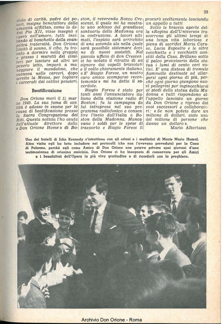 La piccola Opera della Divina Provvidenza, 59, 02, 15-01-1964, pagina 23