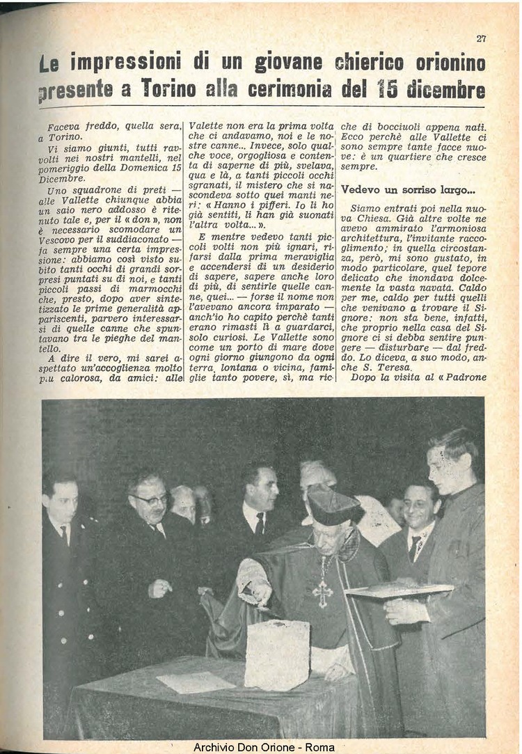 La piccola Opera della Divina Provvidenza, 59, 02, 15-01-1964, pagina 27