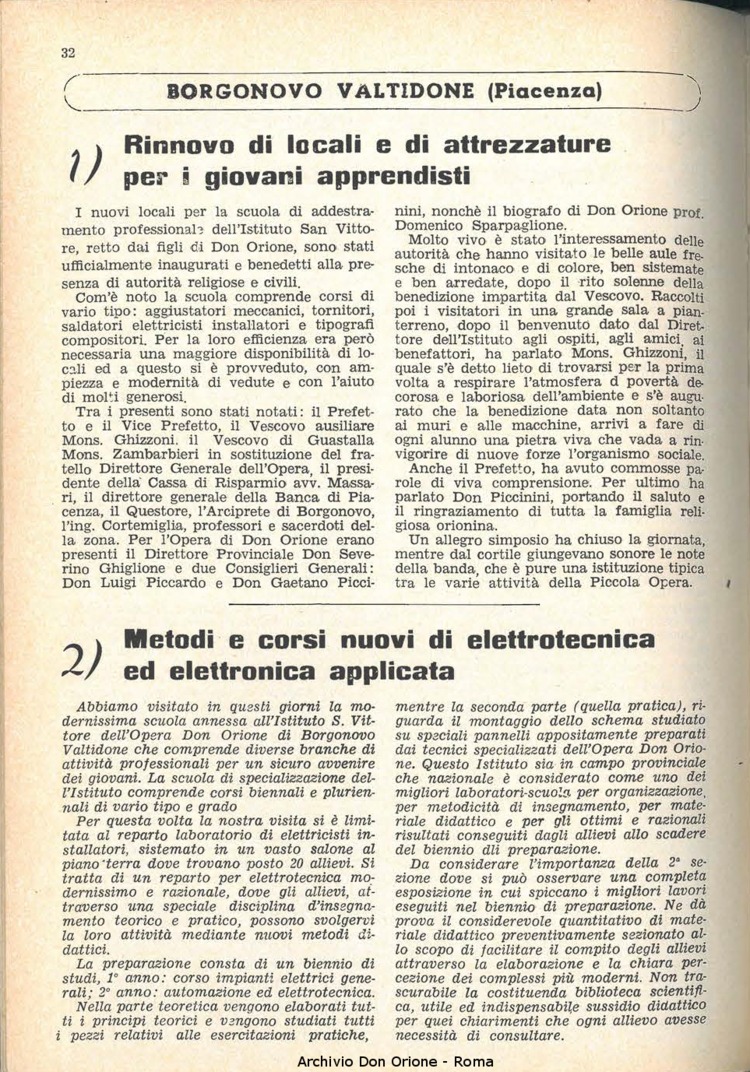 La piccola Opera della Divina Provvidenza, 59, 02, 15-01-1964, pagina 32
