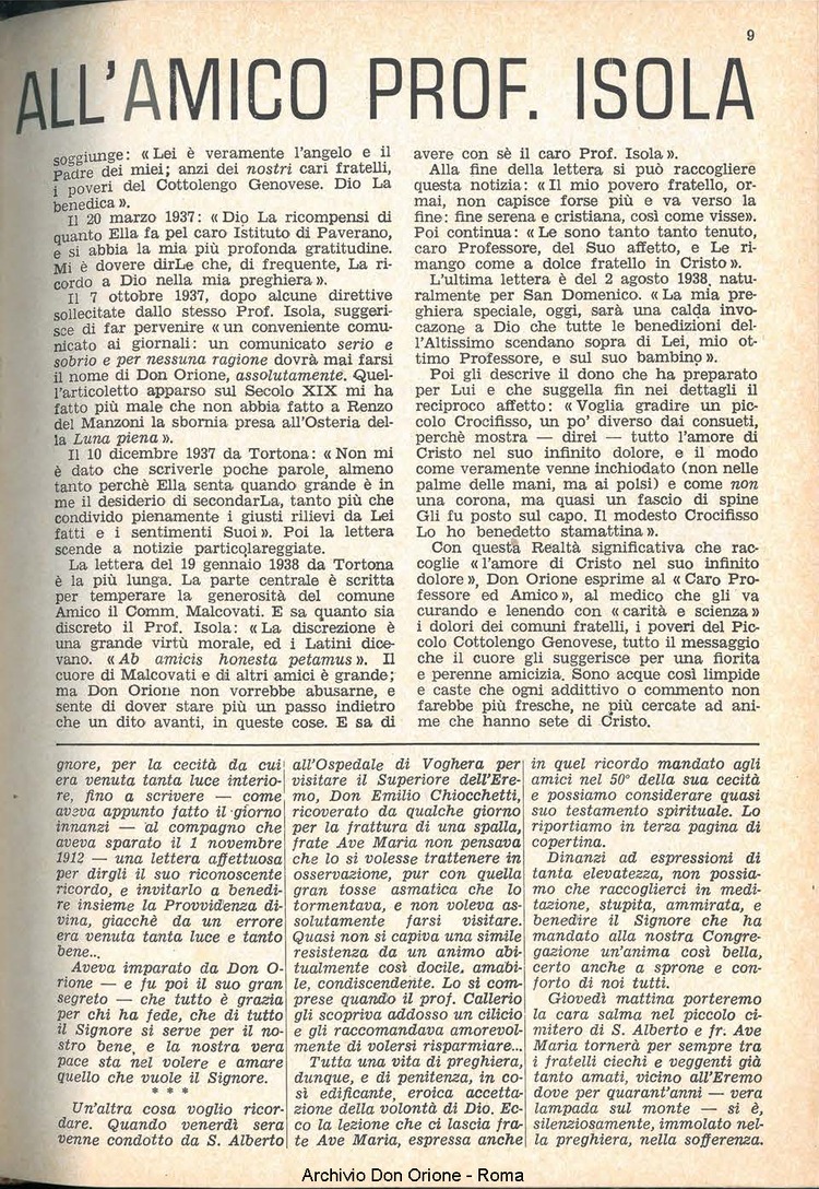 La piccola Opera della Divina Provvidenza, 59, 03, 01-02-1964, pagina 9