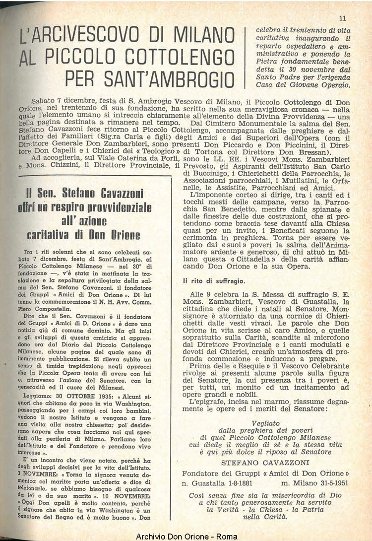 La piccola Opera della Divina Provvidenza, 59, 03, 01-02-1964, pagina 11