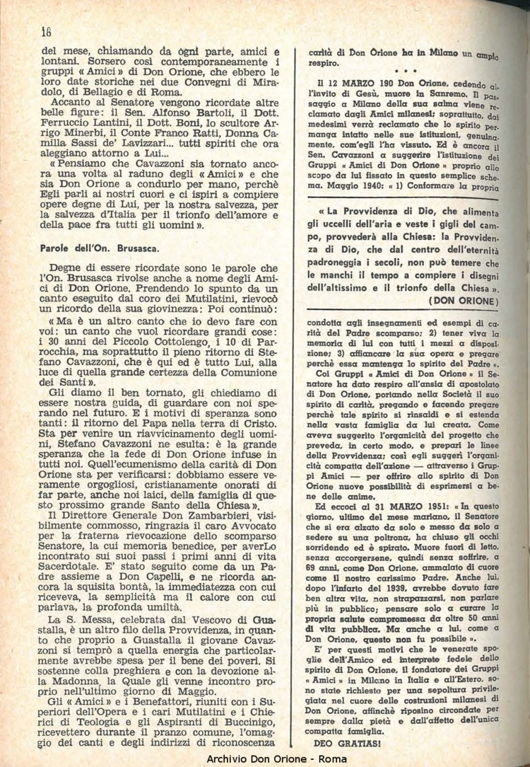 La piccola Opera della Divina Provvidenza, 59, 03, 01-02-1964, pagina 16