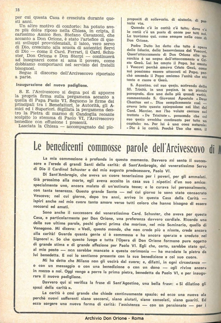 La piccola Opera della Divina Provvidenza, 59, 03, 01-02-1964, pagina 18
