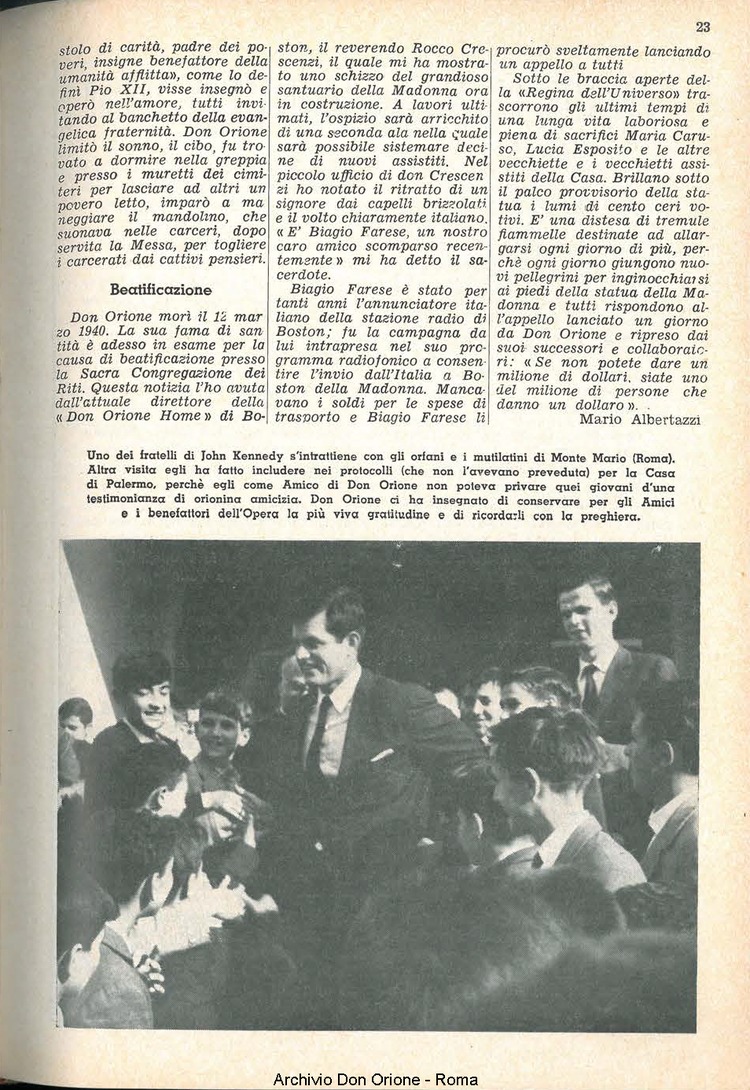 La piccola Opera della Divina Provvidenza, 59, 03, 01-02-1964, pagina 23