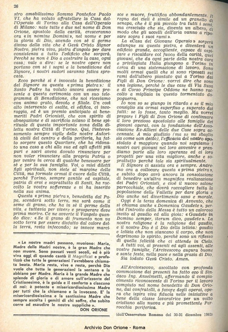 La piccola Opera della Divina Provvidenza, 59, 03, 01-02-1964, pagina 26