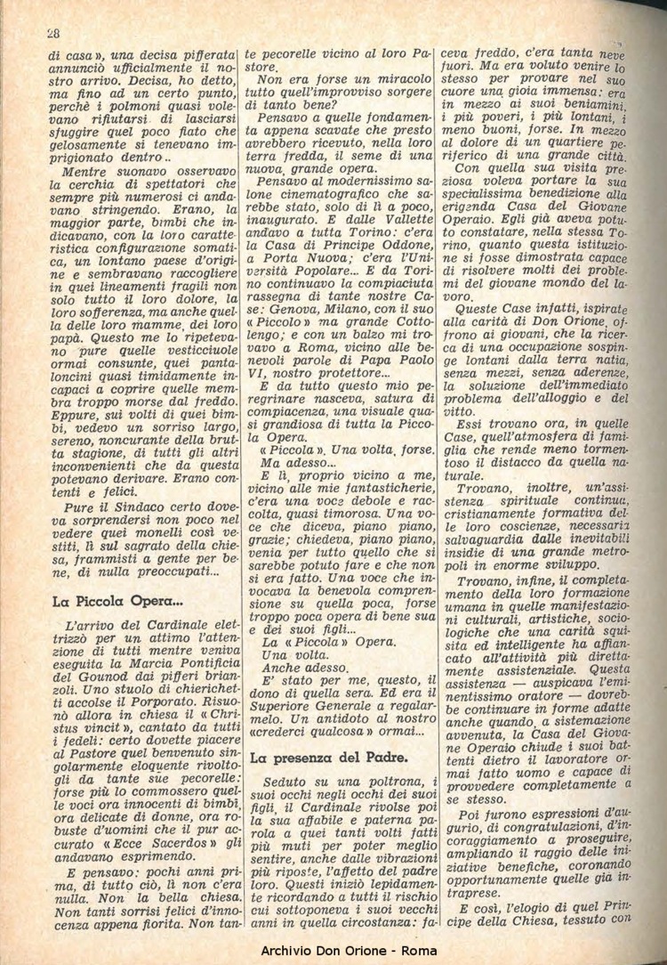 La piccola Opera della Divina Provvidenza, 59, 03, 01-02-1964, pagina 28