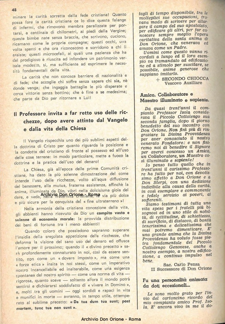 La piccola Opera della Divina Provvidenza, 59, 05, 01-03-1964, pagina 12