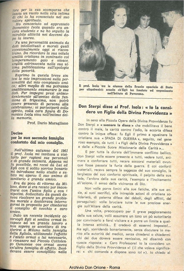 La piccola Opera della Divina Provvidenza, 59, 05, 01-03-1964, pagina 13
