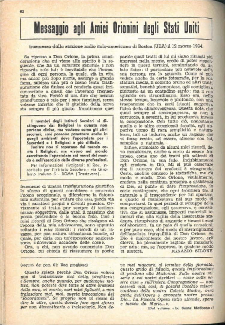 La piccola Opera della Divina Provvidenza, 59, 07, 01-04-1964, pagina 6