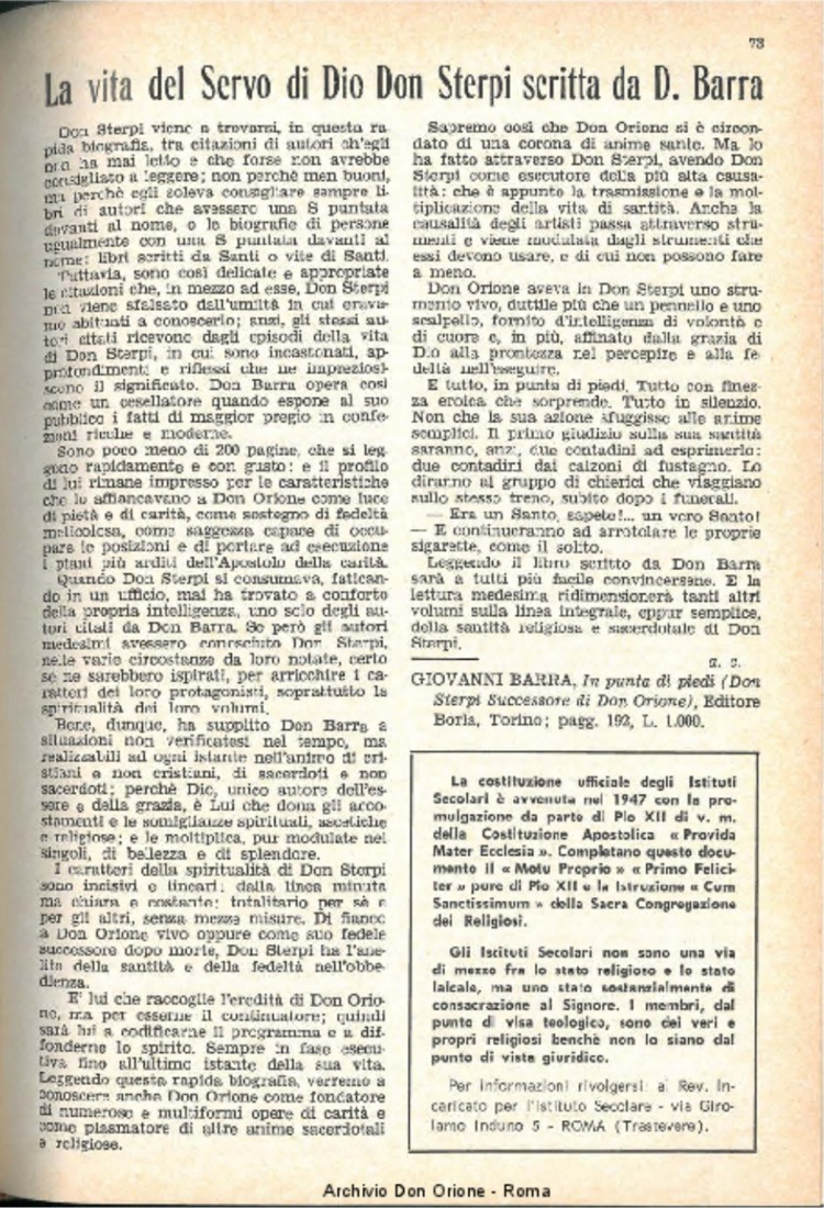 La piccola Opera della Divina Provvidenza, 59, 07, 01-04-1964, pagina 17