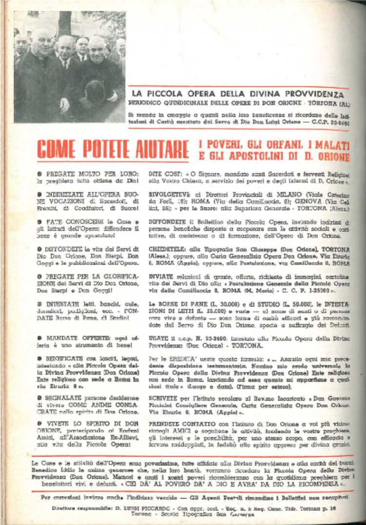 La piccola Opera della Divina Provvidenza, 59, 07, 01-04-1964, pagina 20