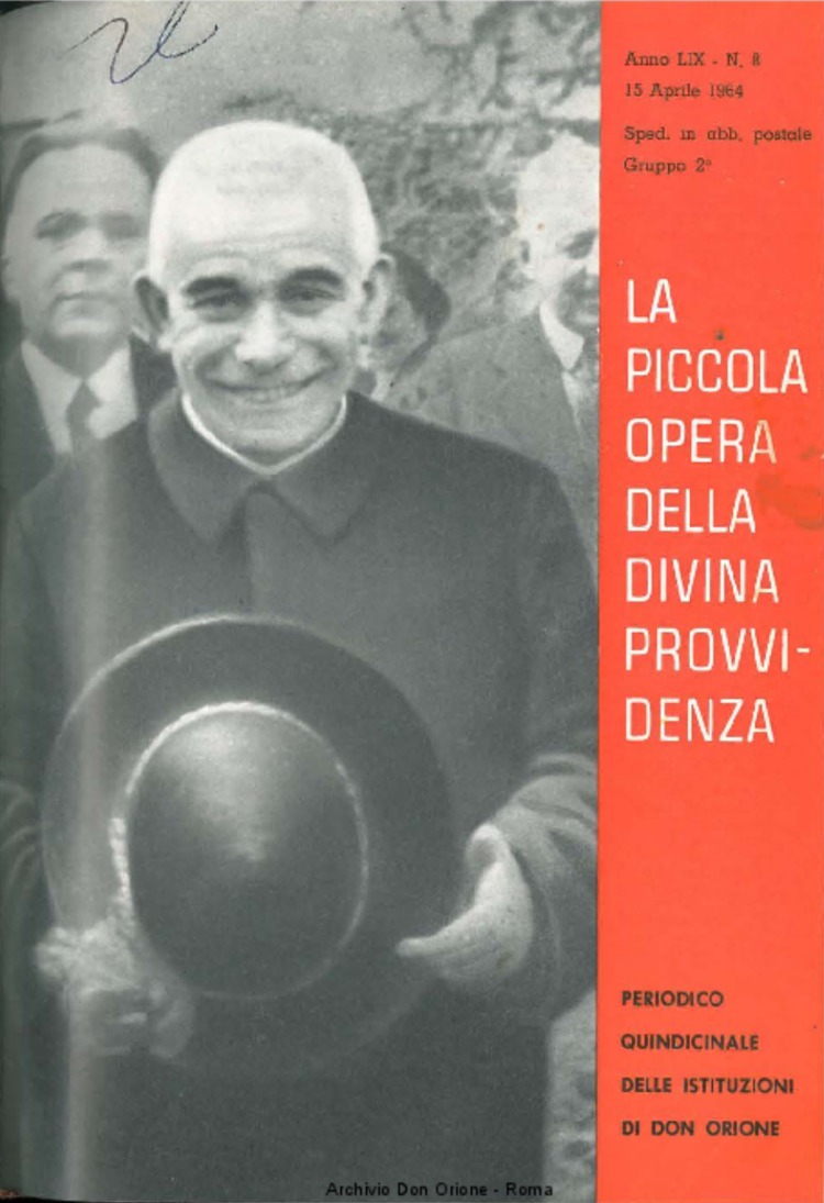 La piccola Opera della Divina Provvidenza, 59, 07, 01-04-1964, pagina 21