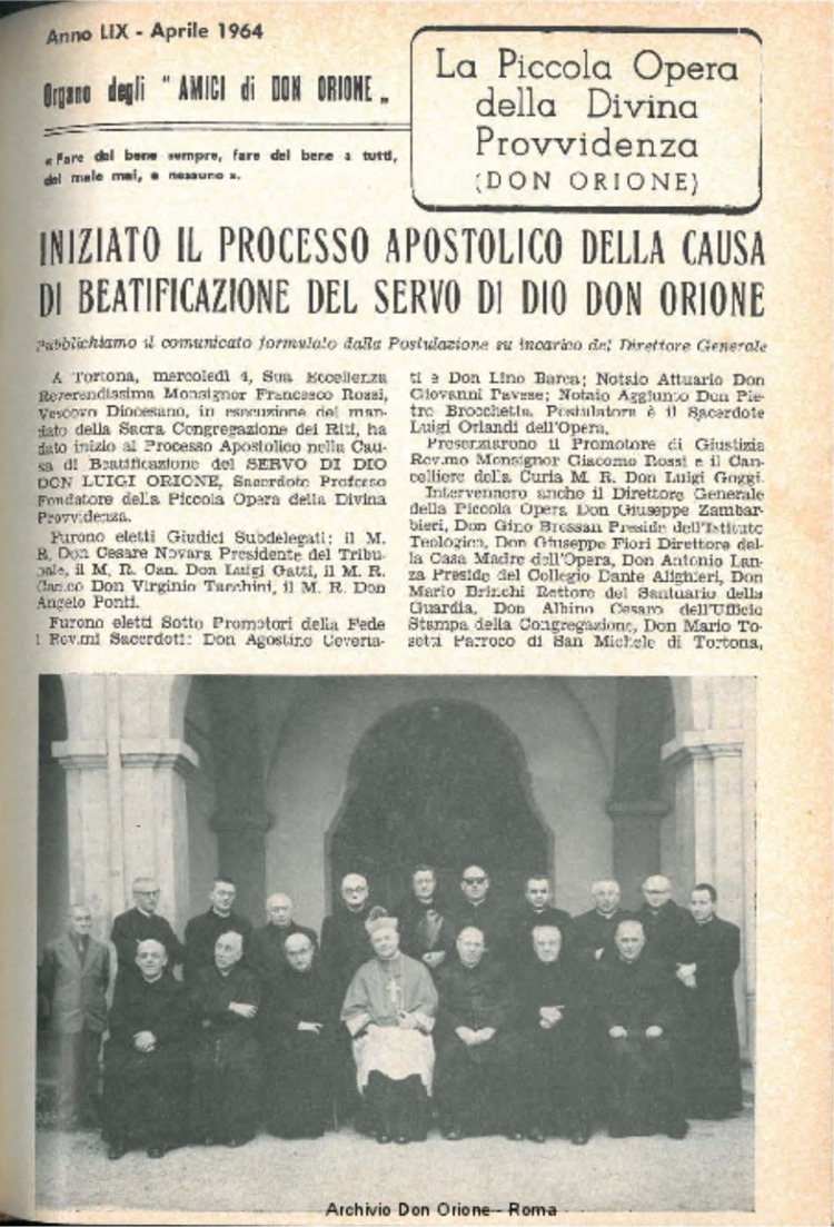 La piccola Opera della Divina Provvidenza, 59, 07, 01-04-1964, pagina 23