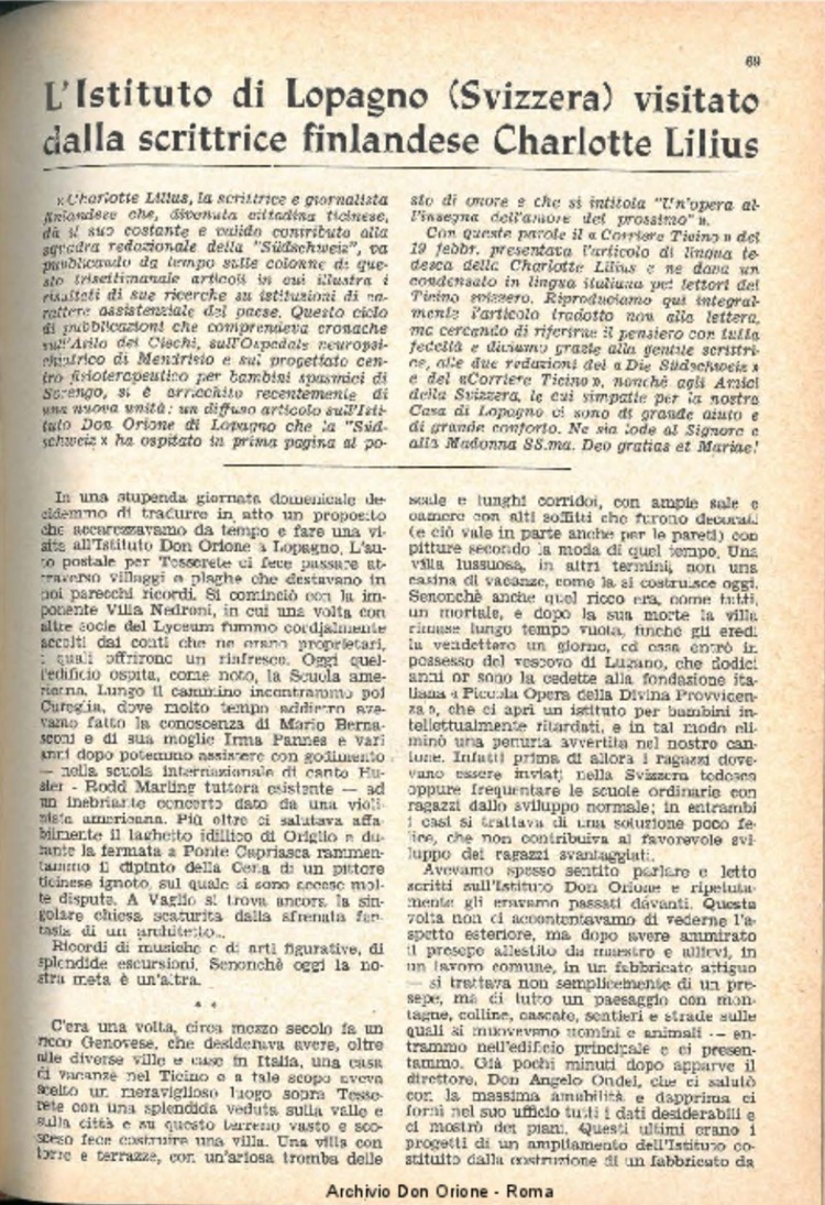 La piccola Opera della Divina Provvidenza, 59, 07, 01-04-1964, pagina 31