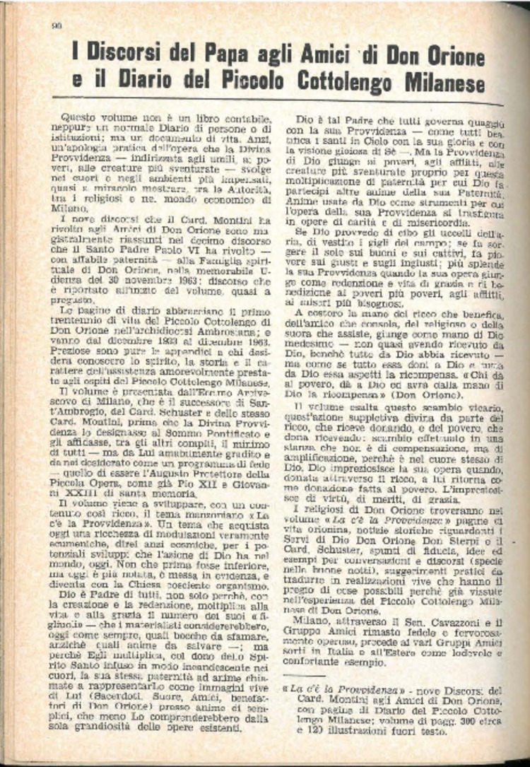 La piccola Opera della Divina Provvidenza, 59, 09, 01-05-1964, pagina 14