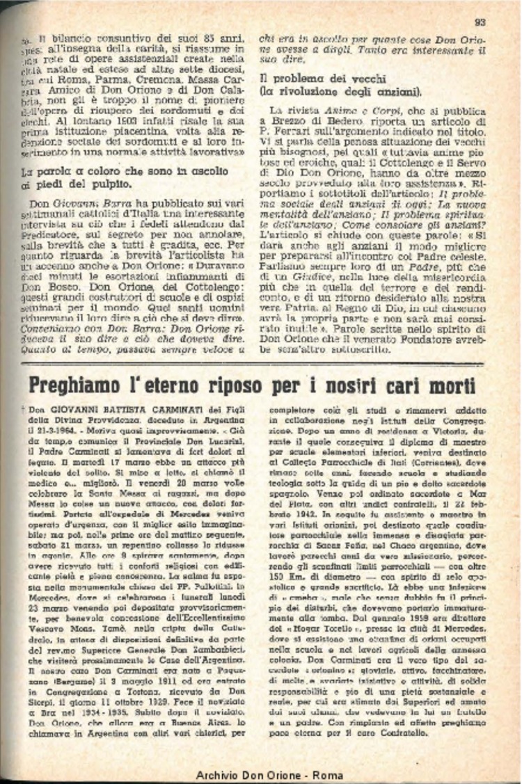 La piccola Opera della Divina Provvidenza, 59, 09, 01-05-1964, pagina 17