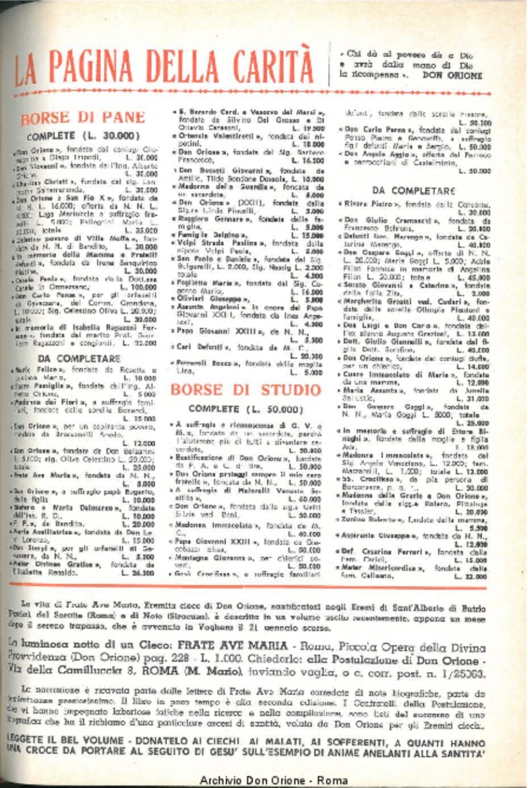 La piccola Opera della Divina Provvidenza, 59, 09, 01-05-1964, pagina 19
