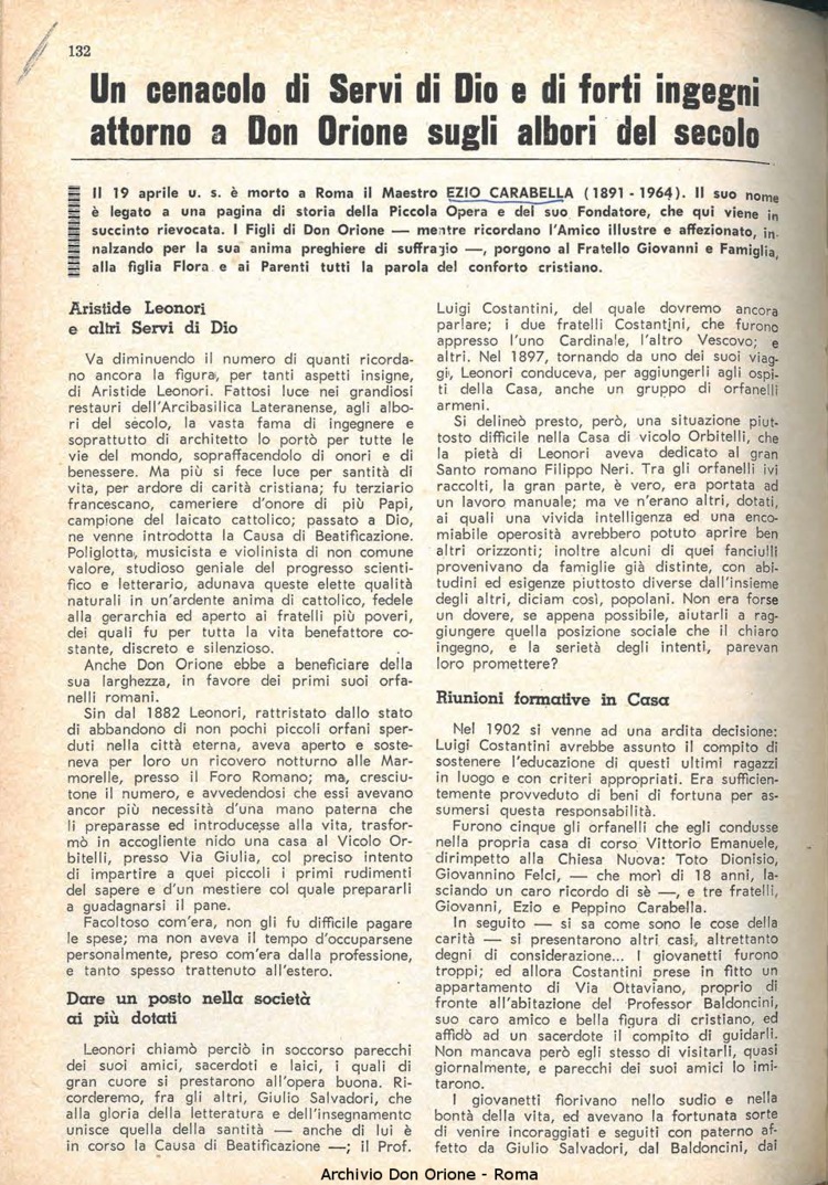 La piccola Opera della Divina Provvidenza, 59, 13, 01-07-1964, pagina 16