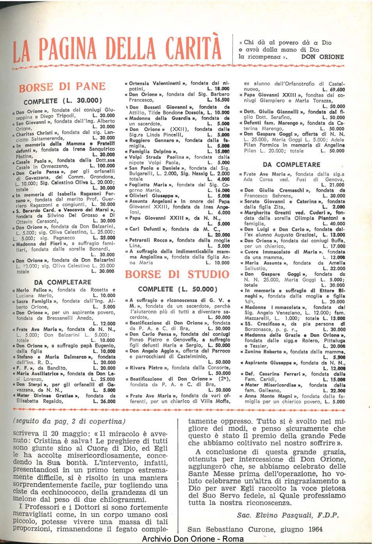 La piccola Opera della Divina Provvidenza, 59, 15, 01-08-1964, pagina 19