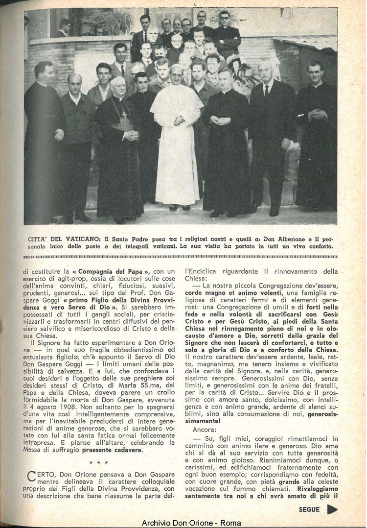 La piccola Opera della Divina Provvidenza, 59, 18, 15-09-1964, pagina 5