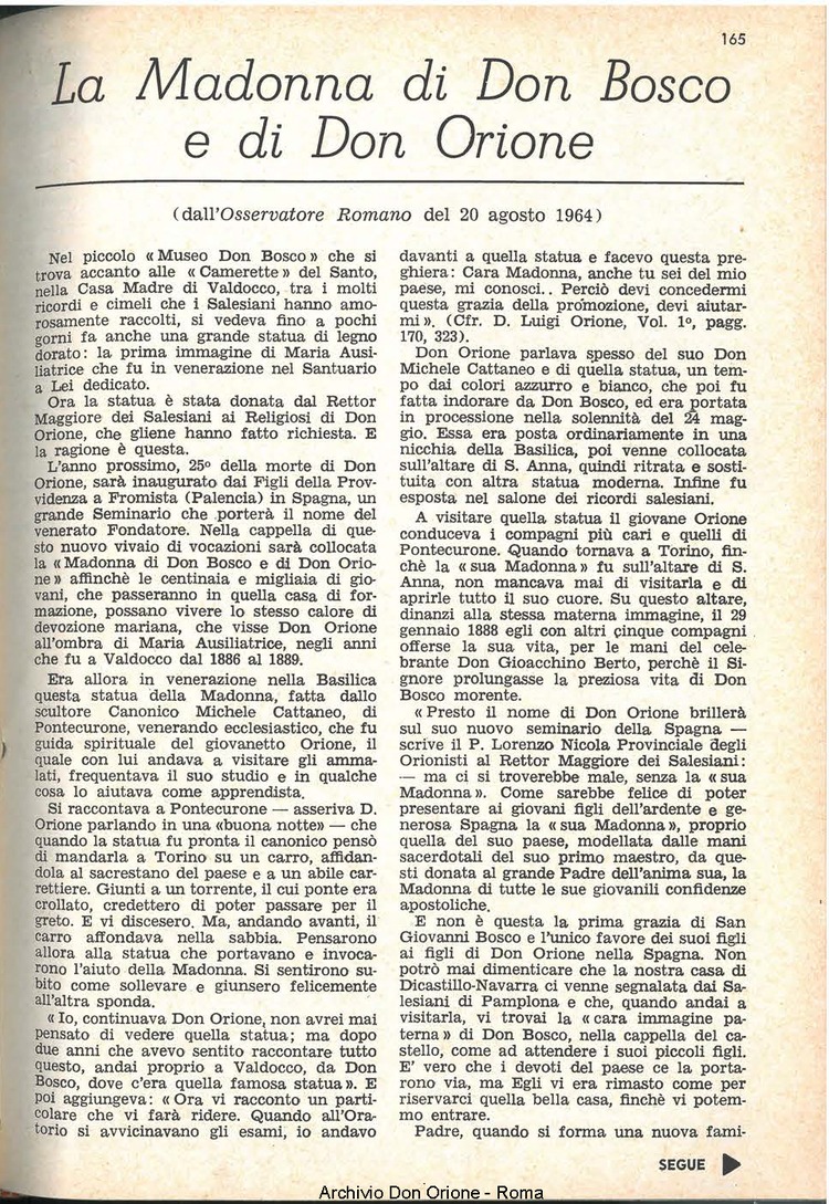 La piccola Opera della Divina Provvidenza, 59, 18, 15-09-1964, pagina 9