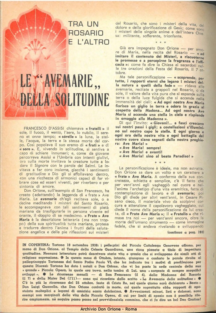 La piccola Opera della Divina Provvidenza, 59, 20, 15-10-1964, pagina 2