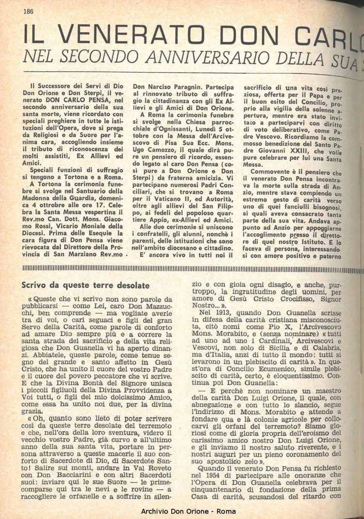 La piccola Opera della Divina Provvidenza, 59, 20, 15-10-1964, pagina 10
