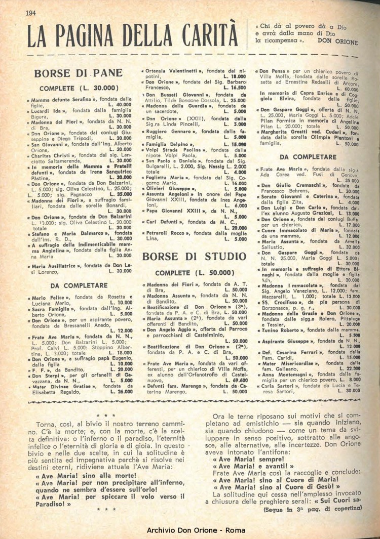 La piccola Opera della Divina Provvidenza, 59, 20, 15-10-1964, pagina 18