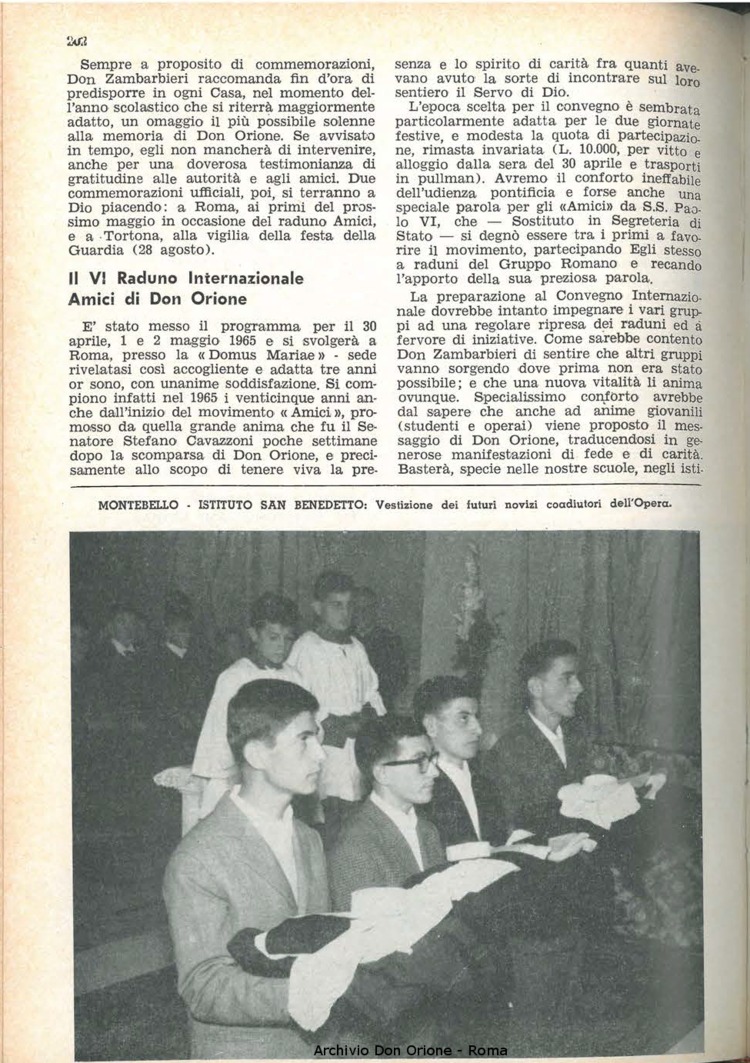 La piccola Opera della Divina Provvidenza, 59, 22, 15-11-1964, pagina 6