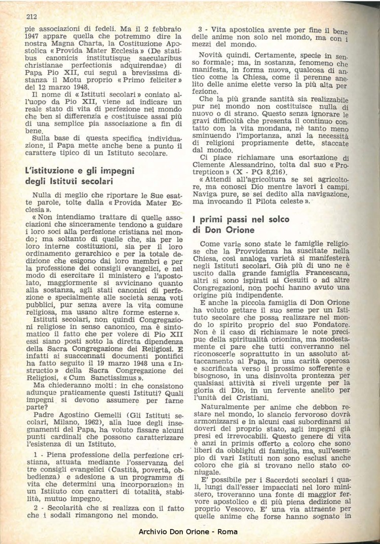 La piccola Opera della Divina Provvidenza, 59, 22, 15-11-1964, pagina 16
