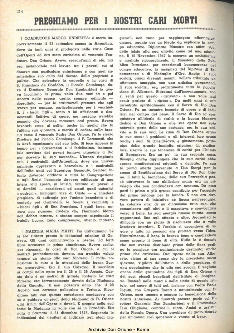 La piccola Opera della Divina Provvidenza, 59, 22, 15-11-1964, pagina 18
