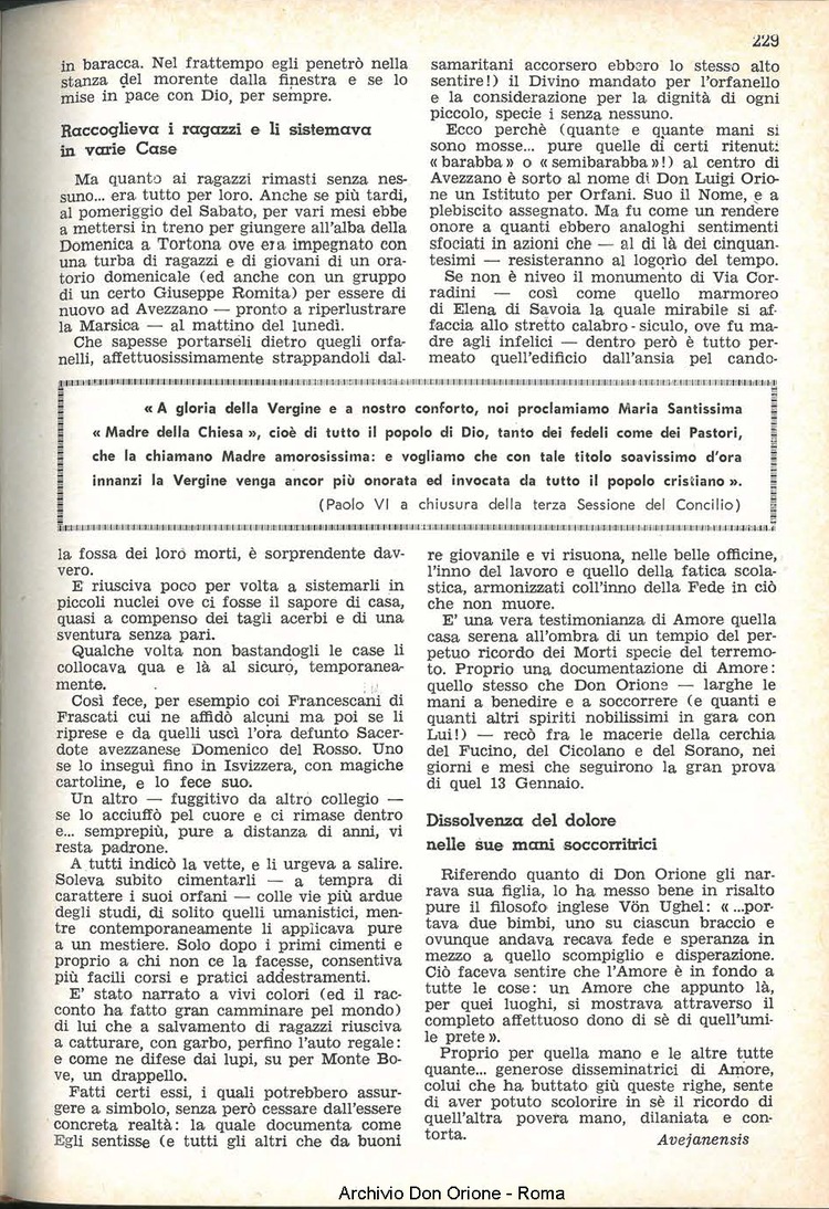 La piccola Opera della Divina Provvidenza, 59, 24, 15-12-1964, pagina 13
