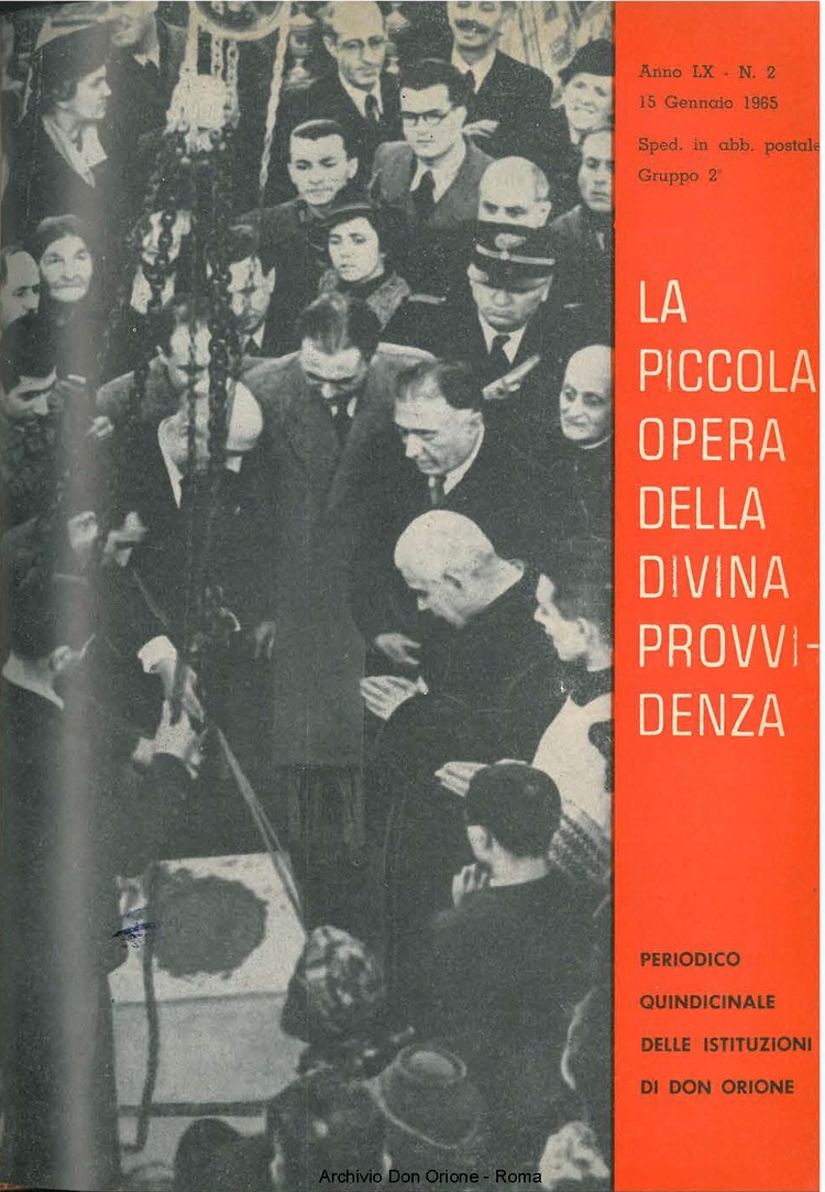 La piccola Opera della Divina Provvidenza, 60, 02, 15-01-1965, pagina 1